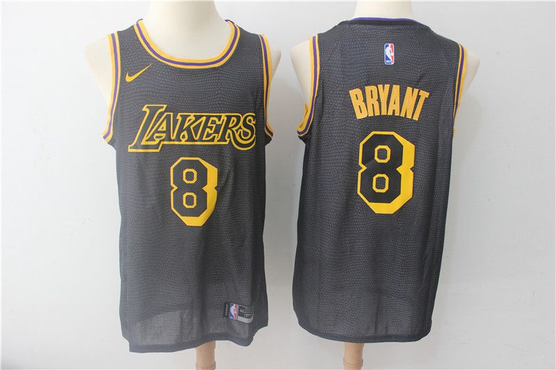 Men Los Angeles Lakers 8 Bryant City Edition Game Nike NBA Jerseys